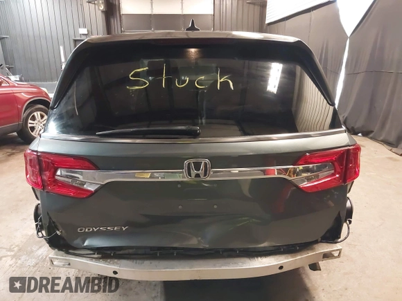 2019 Honda Odyssey EX with VIN 5FNRL6H53KB076088, listed as a IAAI auction lot 42481693 with 47,518 mi miles and . Bid and sale history available at DreamBid. Image 17.