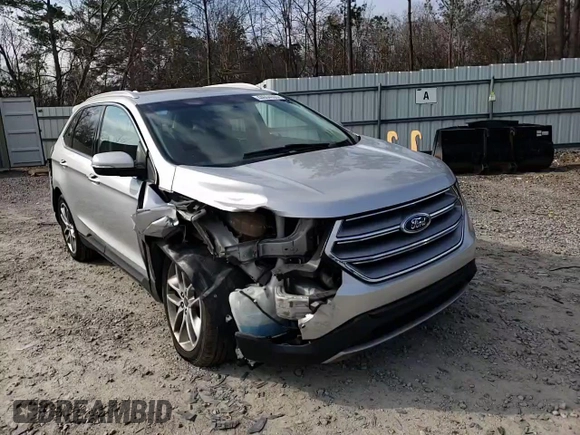 2016 Ford Edge Titanium with VIN 2FMPK3K91GBB47650, listed as a Copart auction lot 44604005 with 55,156 mi miles and Salvage Title. Bid and sale history available at carsss.com. Image 12.