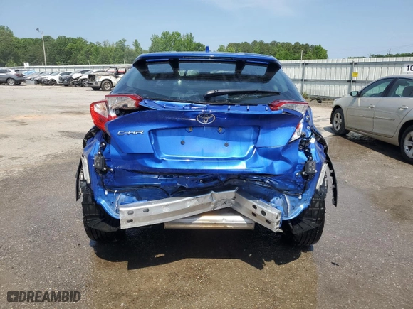 2022 Toyota C-HR XLE with VIN NMTKHMBX1NR141939, listed as a Copart auction lot 52194464 with 17,387 mi miles and Salvage Title. Bid and sale history available at carsss.com. Image 6.