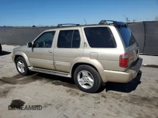 2001 Infiniti QX4 Luxury z VIN JNRDR07Y51W109670, wystawiony jako Copart lot #45500625 z przebiegiem 142 473 mil mil oraz Szkody całkowita. Historia ofert i sprzedaży dostępna na DreamBid. Obrazek 2.