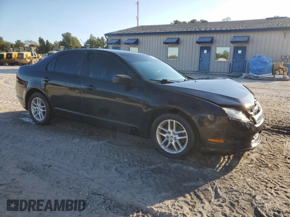 2012 Ford Fusion S with VIN 3FAHP0GA7CR380400, listed as a Copart auction lot 75003834 with 114,217 mi miles and Salvage Title. Bid and sale history available at carsss.com. Image 4.