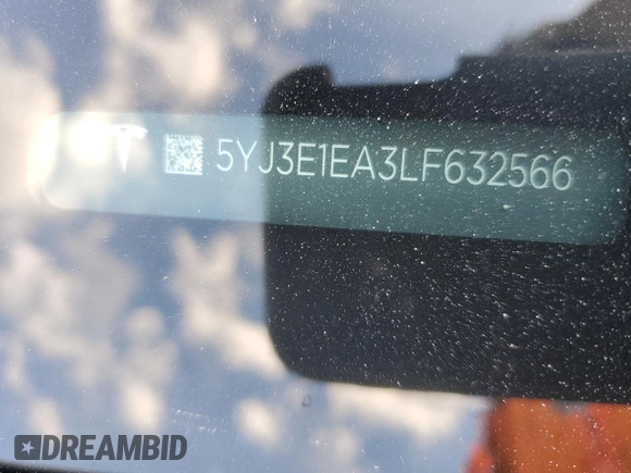 2020 Tesla Model 3 Standard Range Plus z VIN 5YJ3E1EA3LF632566, wystawiony jako Copart lot #56416625 z przebiegiem Nie podano mil oraz Nie do naprawy • Non repairable. Historia ofert i sprzedaży dostępna na DreamBid. Obrazek 12.