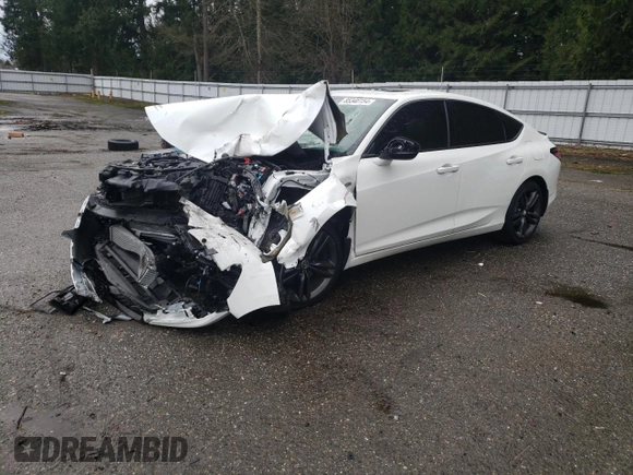 2024 Acura Integra w/A-Spec Technology Package with VIN 19UDE4H63RA004667, listed as a Copart auction lot 85348154 with 0 mi miles and Salvage Title. Bid and sale history available at carsss.com. Image 1.