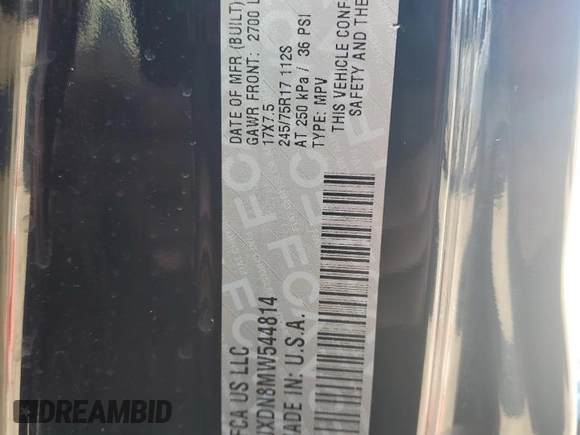 2021 Jeep Wrangler Unlimited Sport S with VIN 1C4HJXDN8MW544814, listed as a Copart auction lot 89372105 with Not Provided miles and Salvage Title. Bid and sale history available at carsss.com. Image 13.