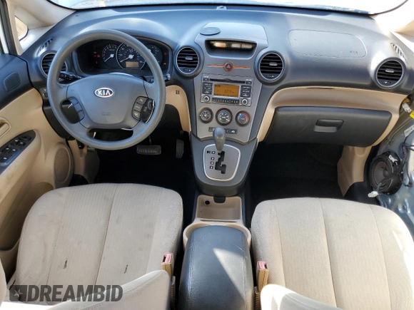 2009 Kia Rondo LX with VIN KNAFG529X97273401, listed as a Copart auction lot 75829094 with 171,062 mi miles and Salvage Title. Bid and sale history available at carsss.com. Image 8.