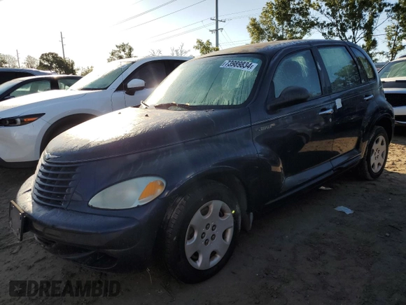 2005 Chrysler PT Cruiser Touring with VIN 3C4FY58B25T611194, listed as a Copart auction lot 73989834 with 0 mi miles and Salvage Title. Bid and sale history available at carsss.com. Image 1.