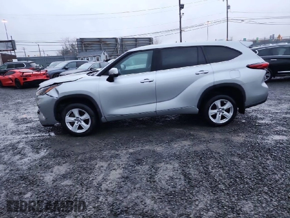 2021 Toyota Highlander L with VIN 5TDBZRBH4MS075907, listed as a Copart auction lot 57849265 with 67,128 mi miles and Salvage title. Bid and sale history available at DreamBid. Image 14.