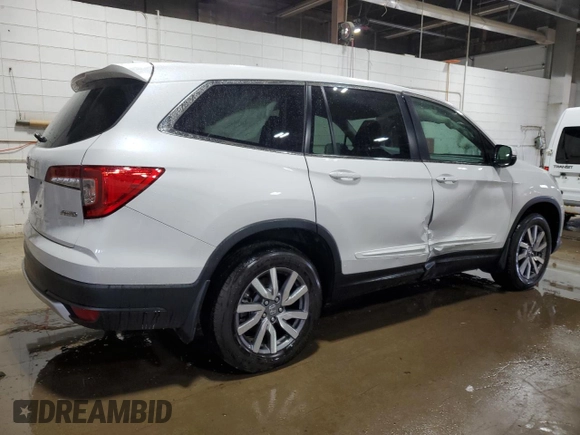 2022 Honda Pilot EX-L with VIN 5FNYF6H50NB099934, listed as a Copart auction lot 53651825 with 14,701 mi miles and Salvage Title. Bid and sale history available at carsss.com. Image 3.