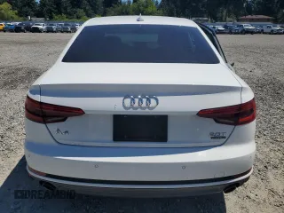 2017 Audi A4 Premium Plus with VIN WAUENAF4XHN021277, listed as a Copart auction lot 62783645 with 66,639 mi miles and Salvage title. Bid and sale history available at DreamBid. Image 6.