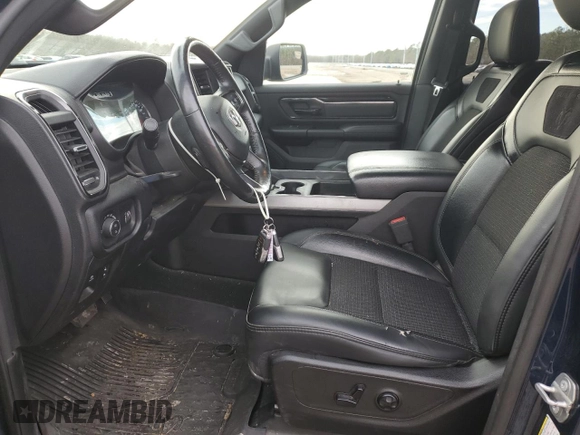 2020 Ram 1500 Big Horn with VIN 1C6SRFFT4LN409233, listed as a Copart auction lot 43318435 with 137,538 mi miles and Salvage Title. Bid and sale history available at carsss.com. Image 7.