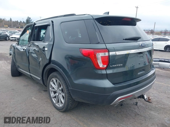 2016 Ford Explorer Limited with VIN 1FM5K8F8XGGA36450, listed as a IAAI auction lot 41827163 with Not Provided miles. Bid and sale history available at carsss.com. Image 3.