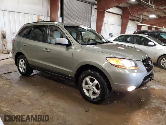 2009 Hyundai Santa Fe GL z VIN 5NMSG13E59H236156, wystawiony jako Copart lot #50739185 z przebiegiem 120 078 mil mil oraz Czysty tytuł • Clean title. Historia ofert i sprzedaży dostępna na DreamBid. Obrazek 4.