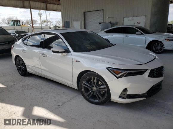 2024 Acura Integra Technology with VIN 19UDE4H62RA009214, listed as a Copart auction lot 52112185 with 21,728 mi miles and Salvage title. Bid and sale history available at DreamBid. Image 4.