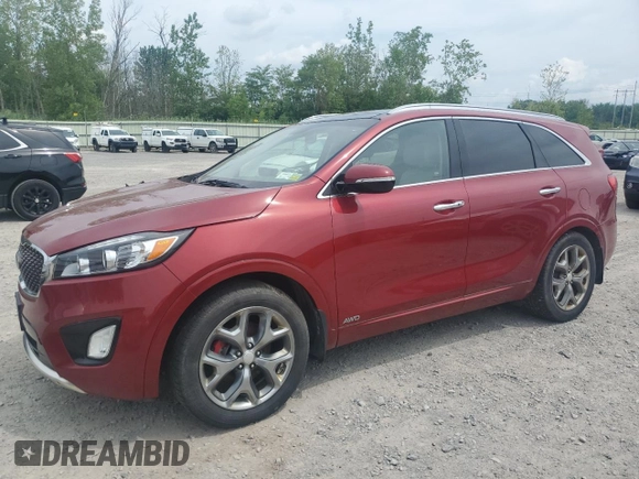 2016 Kia Sorento SX with VIN 5XYPKDA50GG009084, listed as a Copart auction lot 64290825 with Not provided miles and Clean title. Bid and sale history available at DreamBid. Image 1.
