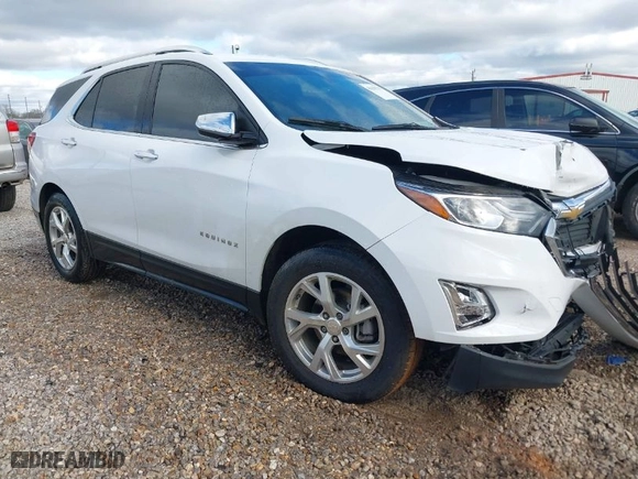 2021 Chevrolet Equinox Premier with VIN 3GNAXNEV8MS176267, listed as a IAAI auction lot 41639725 with 85,573 mi miles. Bid and sale history available at carsss.com. Image 1.