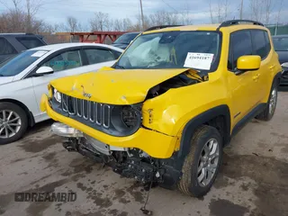 2016 Jeep Renegade Latitude with VIN ZACCJABT1GPE29482, listed as a IAAI auction lot 41694187 with Not Provided miles and . Bid and sale history available at carsss.com. Image 6.