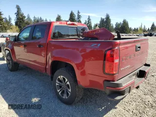 2021 Chevrolet Colorado 4WD Z71 с VIN 1GCGTDEN0M1259671, выставлен на аукционе Copart как лот 53388675 с пробегом 61 556 миль миль и Списание • Salvage title. История ставок и продаж доступна на DreamBid. Изображение 2.