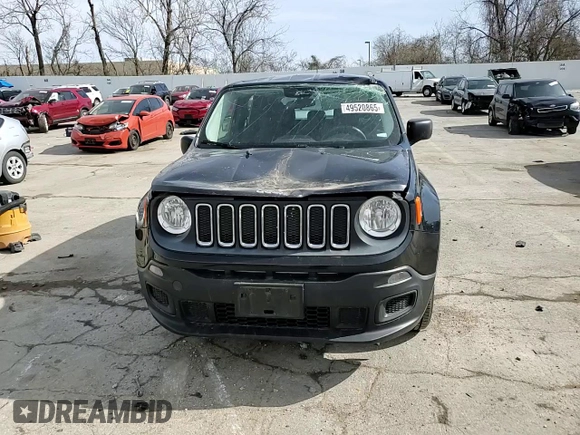2015 Jeep Renegade Sport with VIN ZACCJBAT0FPB66962, listed as a Copart auction lot 49520865 with 110,151 mi miles and Salvage Title. Bid and sale history available at DreamBid. Image 11.
