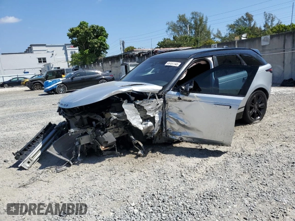 2020 Land Rover Range Rover Velar R-Dynamic S with VIN SALYK2EX7LA247876, listed as a Copart auction lot 49151145 with 52,635 mi miles and Non Repairable. Bid and sale history available at carsss.com. Image 1.