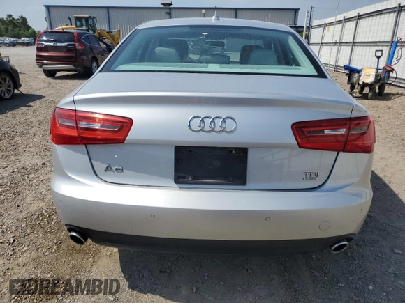 2014 Audi A6 Premium Plus with VIN WAUFMAFC6EN013641, listed as a Copart auction lot 54417055 with 95,749 mi miles and Salvage title. Bid and sale history available at DreamBid. Image 6.