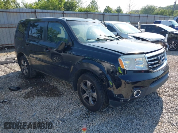 2013 Honda Pilot EX-L with VIN 5FNYF4H67DB045560, listed as a IAAI auction lot 42475666 with 108,938 mi miles and . Bid and sale history available at DreamBid. Image 1.