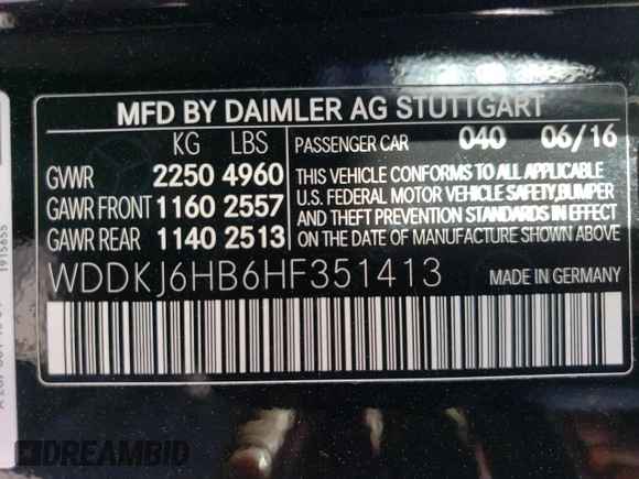 2017 Mercedes-Benz E 400 z VIN WDDKJ6HB6HF351413, wystawiony jako Copart lot #68436124 z przebiegiem 31 887 mil mil oraz Szkoda całkowita • Salvage title. Historia ofert i sprzedaży dostępna na DreamBid. Obrazek 14.