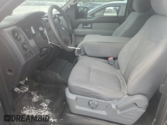 2013 Ford F-150 XL with VIN 1FTEX1CM2DFB20777, listed as a Copart auction lot 59378055 with 163,128 mi miles and Salvage title. Bid and sale history available at DreamBid. Image 7.