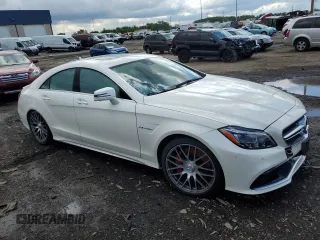 2015 Mercedes-Benz CLS-Class CLS 63 AMG S-Model with VIN WDDLJ7GB3FA134276, listed as a Copart auction lot 60804804 with 0 mi miles and Salvage Title. Bid and sale history available at carsss.com. Image 4.
