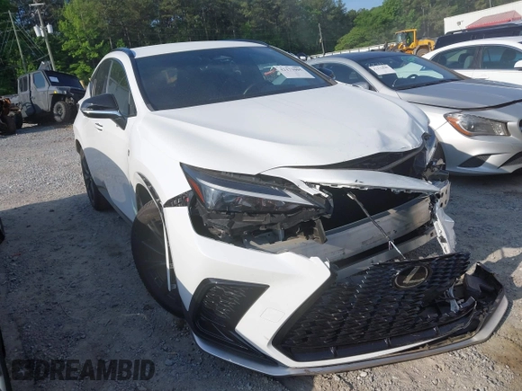 2022 Lexus NX 350 F Sport z VIN JTJKGCEZ3N5000790, wystawiony jako IAAI lot #42173005 z przebiegiem 51 415 mil mil oraz . Historia ofert i sprzedaży dostępna na DreamBid. Obrazek 1.