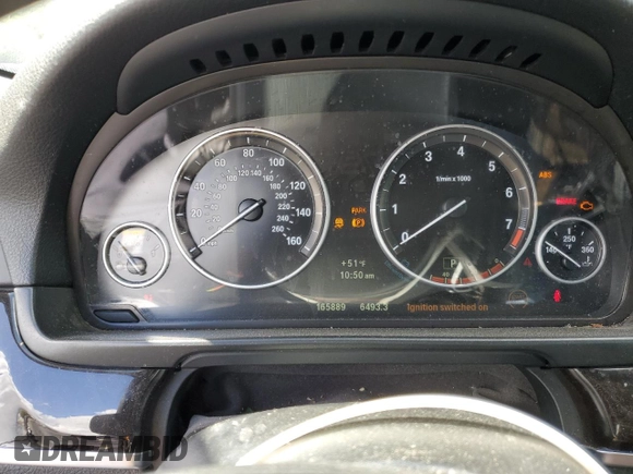 2013 BMW 5 Series 528i with VIN WBAXG5C5XDD234995, listed as a Copart auction lot 48617145 with 165,889 mi miles and Clean Title. Bid and sale history available at carsss.com. Image 9.