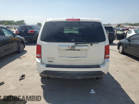 2015 Honda Pilot EX-L with VIN 5FNYF3H62FB033362, listed as a Copart auction lot 65241844 with Not Provided miles and Salvage Title. Bid and sale history available at carsss.com. Image 6.