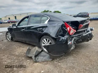 2014 Infiniti Q50 Sport with VIN JN1BV7AR2EM690658, listed as a Copart auction lot 64209225 with 179,629 mi miles and Salvage title. Bid and sale history available at DreamBid. Image 2.
