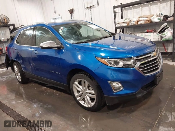 2019 Chevrolet Equinox Premier with VIN 3GNAXXEV2KS552955, listed as a IAAI auction lot 41759049 with 101,988 mi miles and . Bid and sale history available at DreamBid. Image 1.