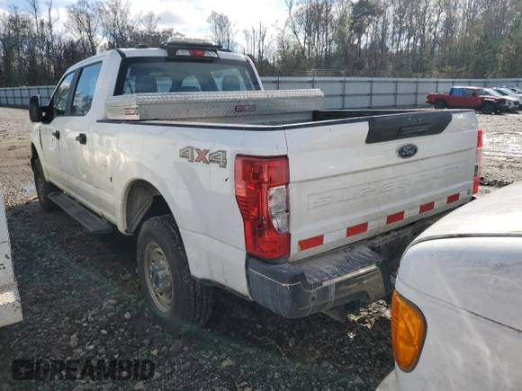 2021 Ford Super Duty F-250 SRW XL with VIN 1FT7W2B64MEC85451, listed as a Copart auction lot 80159024 with 0 mi miles and Salvage Title. Bid and sale history available at carsss.com. Image 2.