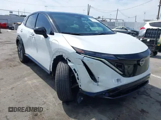 2023 Nissan ARIYA Evolve+ z VIN JN1DF0BB5PM709737, wystawiony jako IAAI lot #42287939 z przebiegiem 5982 mil mil oraz . Historia ofert i sprzedaży dostępna na DreamBid. Obrazek 1.