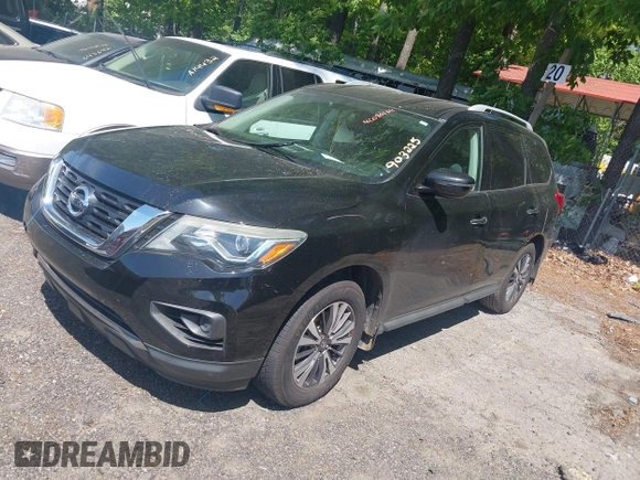 2017 Nissan Pathfinder S with VIN 5N1DR2MN3HC903225, listed as a IAAI auction lot 42090164 with 191,401 mi miles and . Bid and sale history available at DreamBid. Image 2.