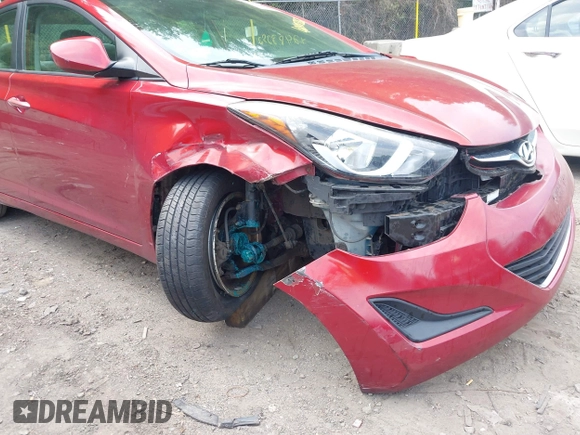 2015 Hyundai Elantra SE z VIN 5NPDH4AE8FH605410, wystawiony jako IAAI lot #42483352 z przebiegiem 168 859 mil mil oraz . Historia ofert i sprzedaży dostępna na DreamBid. Obrazek 6.