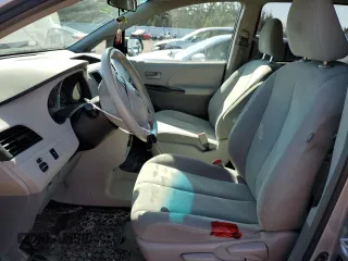 2014 Toyota Sienna L with VIN 5TDZK3DC9ES476369, listed as a Copart auction lot 48244165 with 123,574 mi miles and Salvage Title. Bid and sale history available at carsss.com. Image 7.