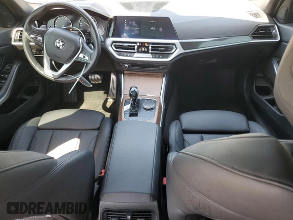 2020 BMW 3 Series 330i with VIN 3MW5R1J03L8B06045, listed as a Copart auction lot 55536645 with 105,080 mi miles and Salvage title. Bid and sale history available at DreamBid. Image 8.