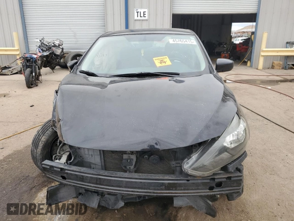 2017 Nissan Sentra S with VIN 3N1AB7AP8HY240954, listed as a Copart auction lot 45765415 with 146,459 mi miles and Salvage Title. Bid and sale history available at DreamBid. Image 5.