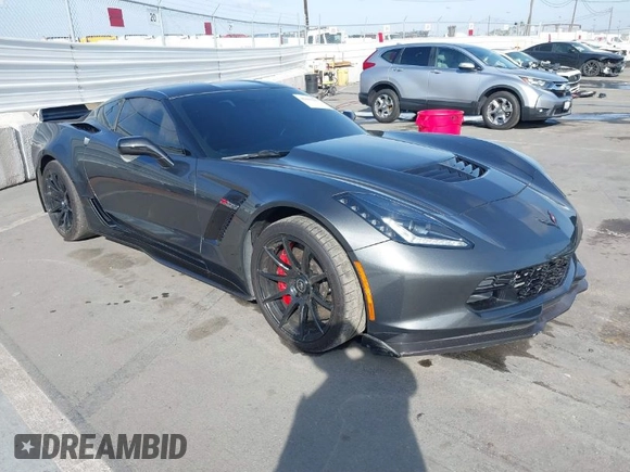 2017 Chevrolet Corvette Z06 3LZ with VIN 1G1YU2D65H5603471, listed as a IAAI auction lot 41610257 with 61,194 mi miles. Bid and sale history available at carsss.com. Image 1.