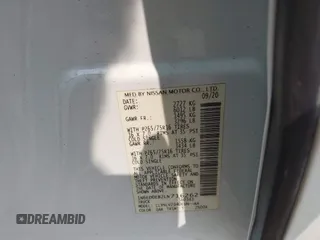 2020 Nissan Frontier SV with VIN 1N6ED0EB2LN716262, listed as a IAAI auction lot 42392068 with 33,385 mi miles and . Bid and sale history available at DreamBid. Image 9.