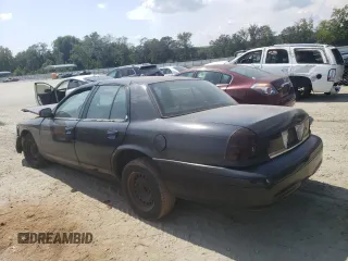 2001 Ford Crown Victoria Police Police Interceptor with VIN 2FAFP71W61X192261, listed as a Copart auction lot 69208974 with 163,632 mi miles and Salvage Title. Bid and sale history available at carsss.com. Image 2.