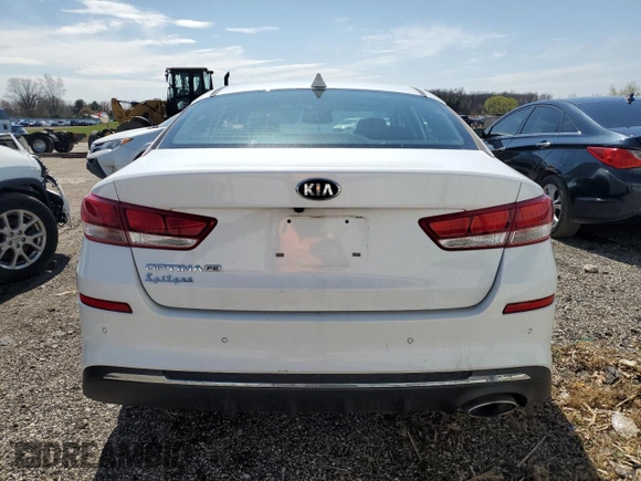 2020 Kia Optima LX with VIN 5XXGT4L38LG434379, listed as a Copart auction lot 51968515 with 80,259 mi miles and Salvage Title. Bid and sale history available at carsss.com. Image 6.