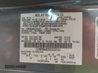 2013 Ford Mustang V6 с VIN 1ZVBP8AM2D5255551, выставлен на аукционе IAAI как лот 42587289 с пробегом 118 606 миль миль и . История ставок и продаж доступна на DreamBid. Изображение 9.