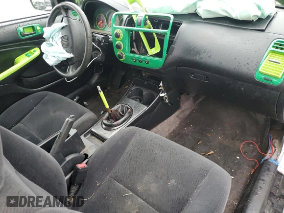 2003 Honda Civic LX with VIN 1HGEM21543L059167, listed as a Copart auction lot 65871424 with 176,835 mi miles and Salvage Title. Bid and sale history available at DreamBid. Image 8.