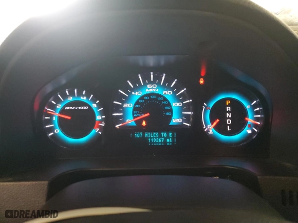 2012 Ford Fusion SE with VIN 3FAHP0HA6CR185581, listed as a Copart auction lot 44740175 with 119,267 mi miles and Salvage Title. Bid and sale history available at carsss.com. Image 9.