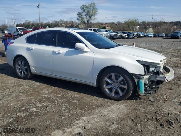 2012 Acura TL Tech Auto with VIN 19UUA8F58CA034915, listed as a Copart auction lot 50857115 with 143,063 mi miles and Salvage Title. Bid and sale history available at carsss.com. Image 4.
