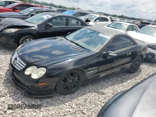 2005 Mercedes-Benz SL 55 AMG with VIN WDBSK74F75F086906, listed as a Copart auction lot 58482615 with 100,111 mi miles and Clean title. Bid and sale history available at DreamBid. Image 1.