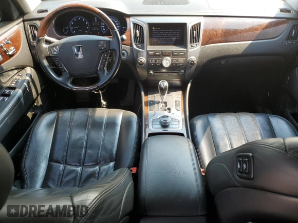 2012 Hyundai Equus Signature with VIN KMHGH4JHXCU051341, listed as a Copart auction lot 46582205 with 161,776 mi miles and Clean title. Bid and sale history available at DreamBid. Image 8.
